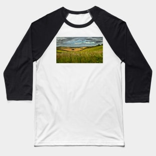 Summer Evening Near Aldworth in Berkshire Baseball T-Shirt